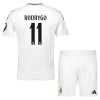 Original Trikotsatz Real Madrid Rodrygo 11 Heimtrikot 2024-25 Für Kinder